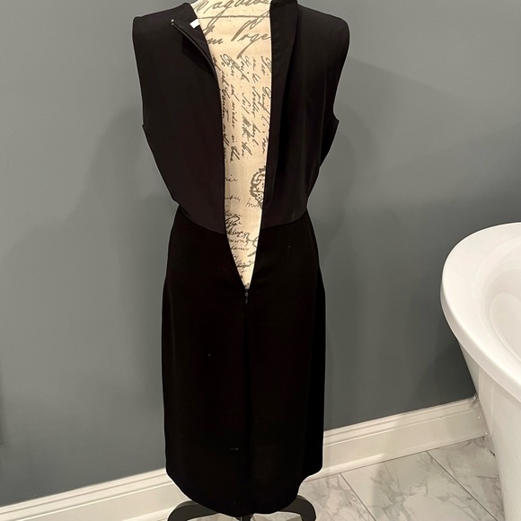 Diane Von Furstenberg Asabi Pleated Sheath Dress in Black - Picture 10 of 16